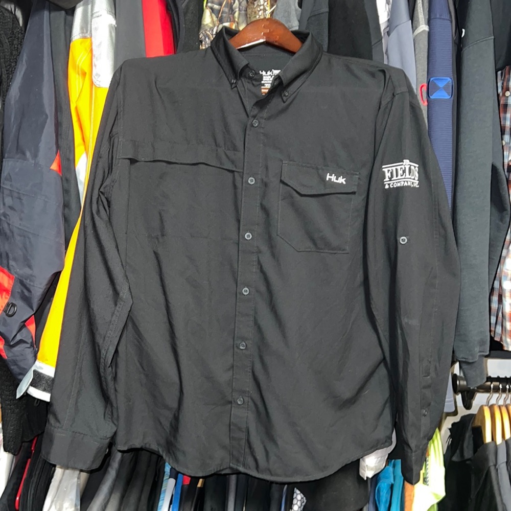 Huk Performance Fabrics Button Up Long Sleeve